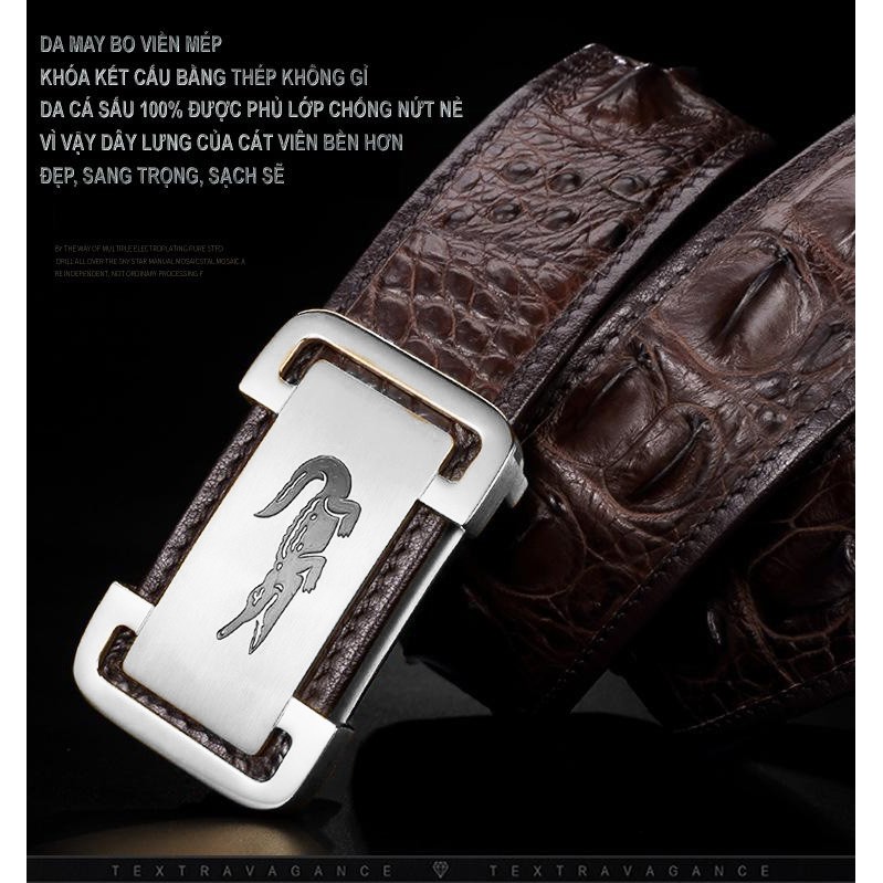 [HÀNG CHẤT] thắt lưng da cá sấu | BigBuy360 - bigbuy360.vn