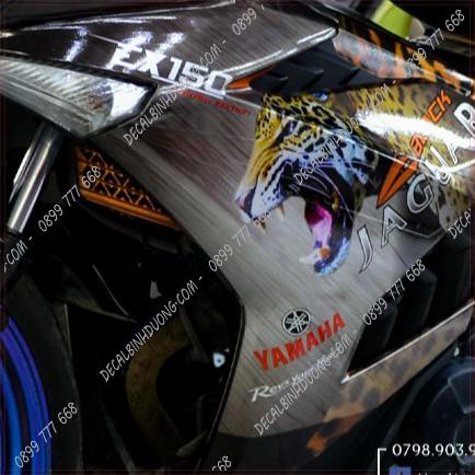 Tem Trùm Exciter 150 Cam Đen JAGUAR Siêu Chất