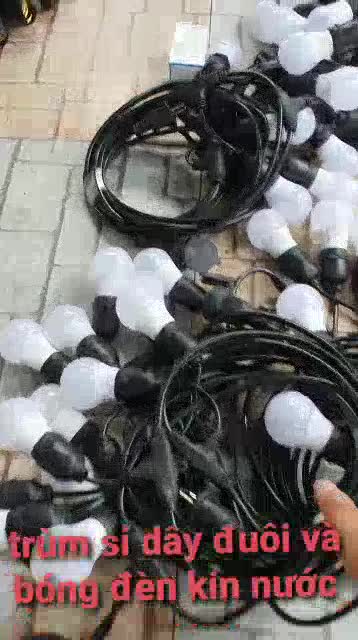 Bóng led búp tròn kín nước đuôi E27 3w 5w 7w 9w 12w 15w 18w | BigBuy360 - bigbuy360.vn