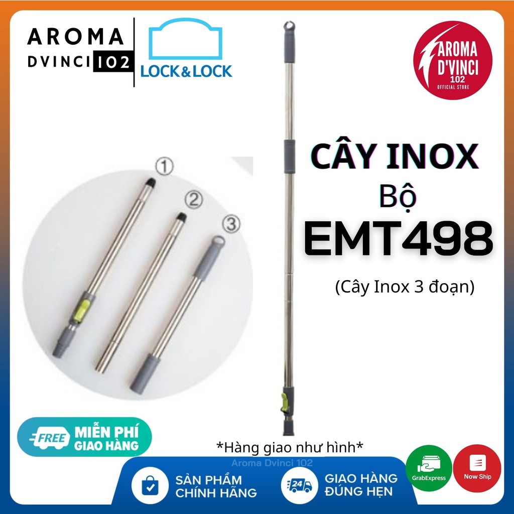 [Phụ Kiện] Cây Inox dự phòng bộ LOCK LOCK ETM498 - (Cây Inox 3 đoạn)