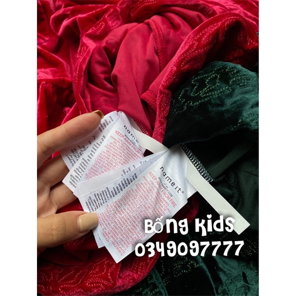 Váy Nhung Party Bé Gái Mềm NameIt