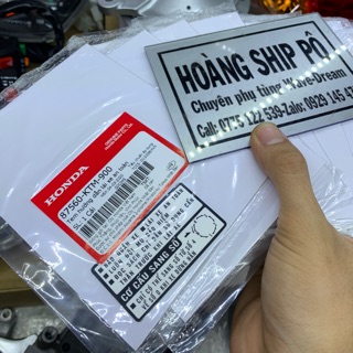 Tem yếm sang số honda wave chính hãng