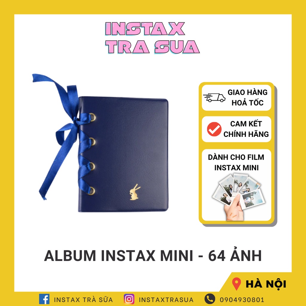 ALBUM INSTAX MINI (64 ảnh) - KNOT (dành cho ảnh instax mini, card ATM)