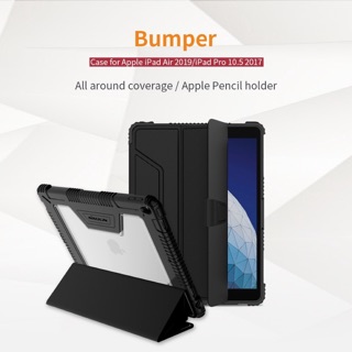 Bao da ipad nilkkin bumper có khay đựng bút