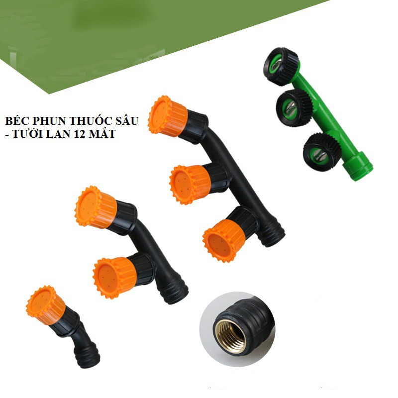 Bec loa 12 lỗ phun , ren trong 13mm dùng cho bình bơm tưới cây, phun thuốc sâu
