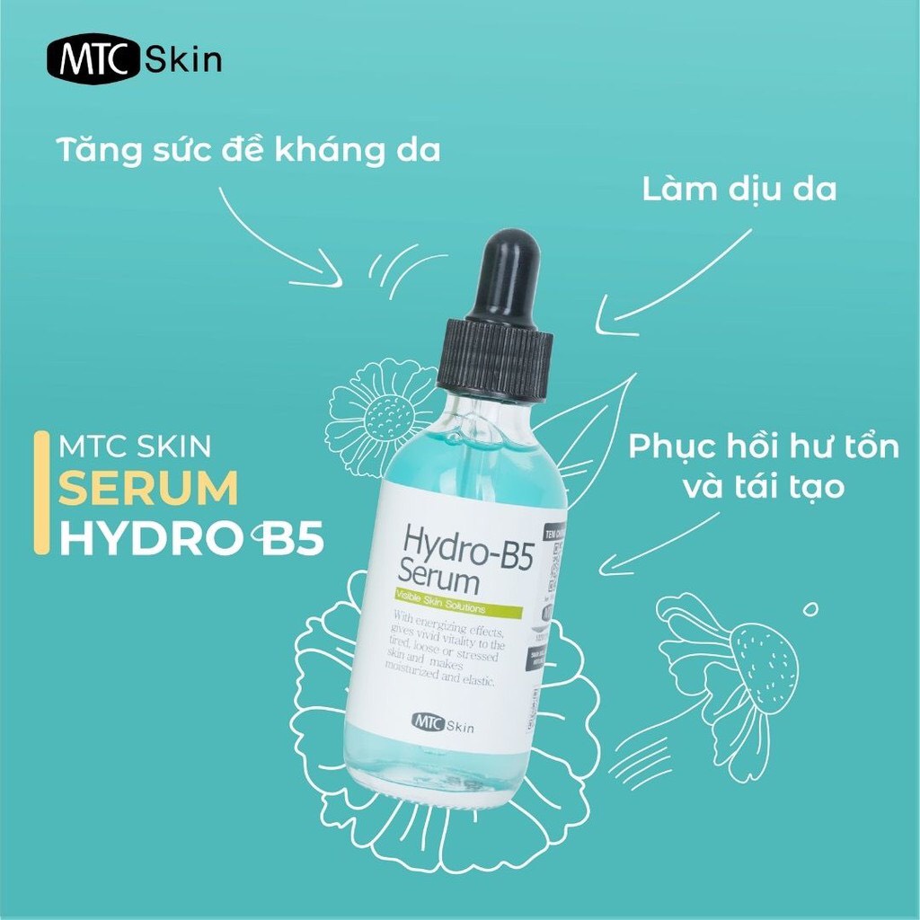 Serum Hydro B5 Phục Hồi - Serum Vitamin C Làm Trắng Da - Serum HA Cấp Ẩm, Căng Bóng Chính Hãng MTC Skin Hàn Quốc