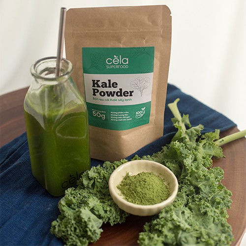 Bột cải kale Cela [BÁN CHẠY], giàu vitamin, khoáng chất hỗ trợ giảm cân, detox-thải độc làm đẹp da vô cùng tiện lợi | BigBuy360 - bigbuy360.vn