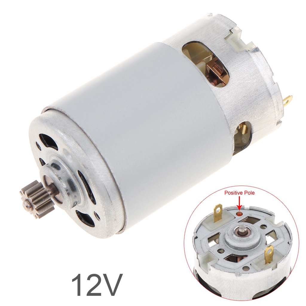 Mô Tơ 11 Răng Rs550 12v 23000 Rpm Dc Chất Lượng Cao
