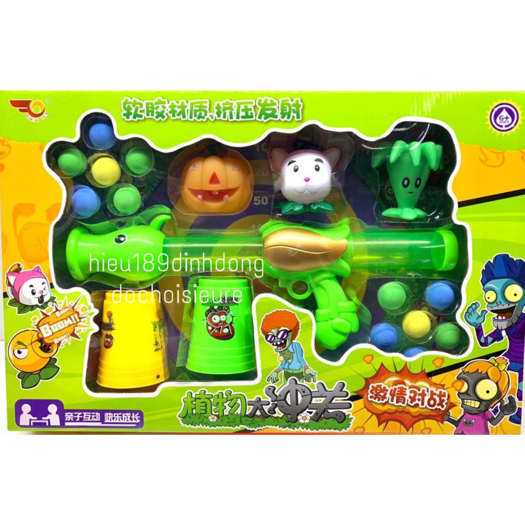 Hộp Đồ Chơi Game Hot Plants vs Zombie hoa quả nổi giận cốc