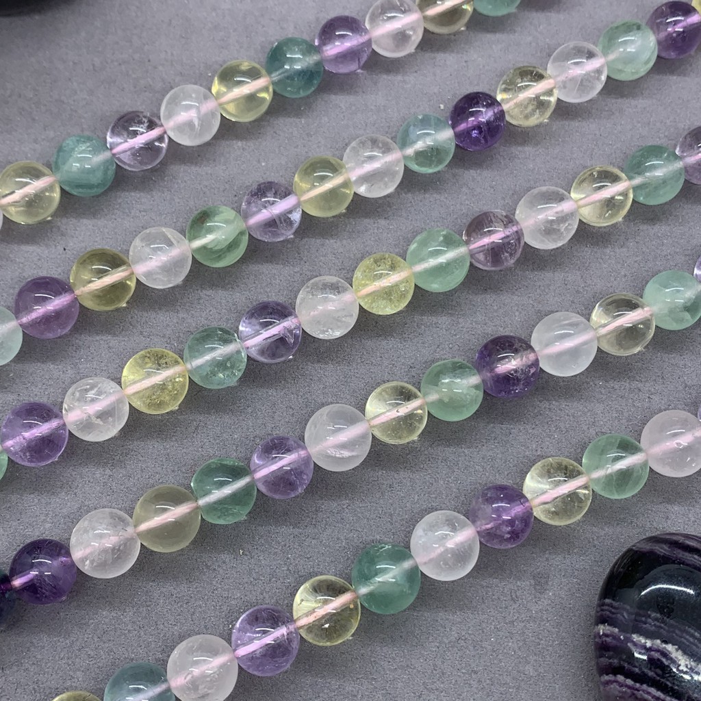 Chuỗi Hạt Pha Lê Tự Nhiên Nhiều Màu Dùng Làm Vòng Tay Diy