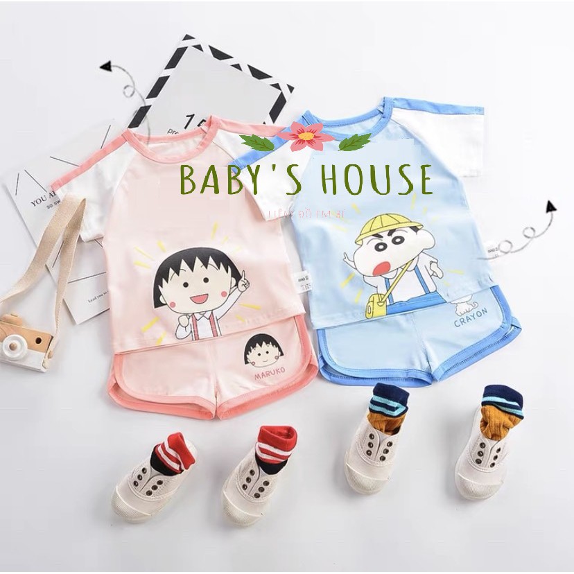 Bộ maruco and shin cho bé trai, bé gái - Baby's house