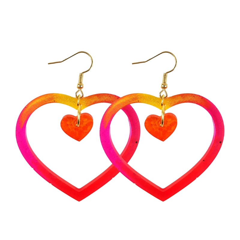 Sa Khuôn Silicon Làm Bông Tai Thủ Công Không Độc Hại