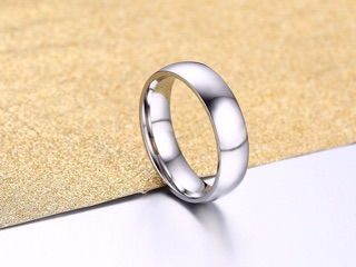 Nhẫn nam inox trơn cá tính