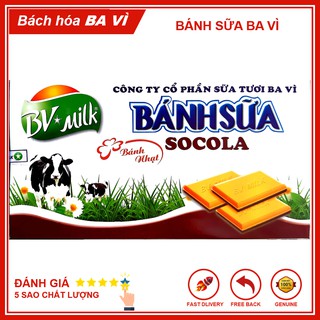 Bánh Sữa SOCOLA Nhạt BVMILK Ba Vì 180g