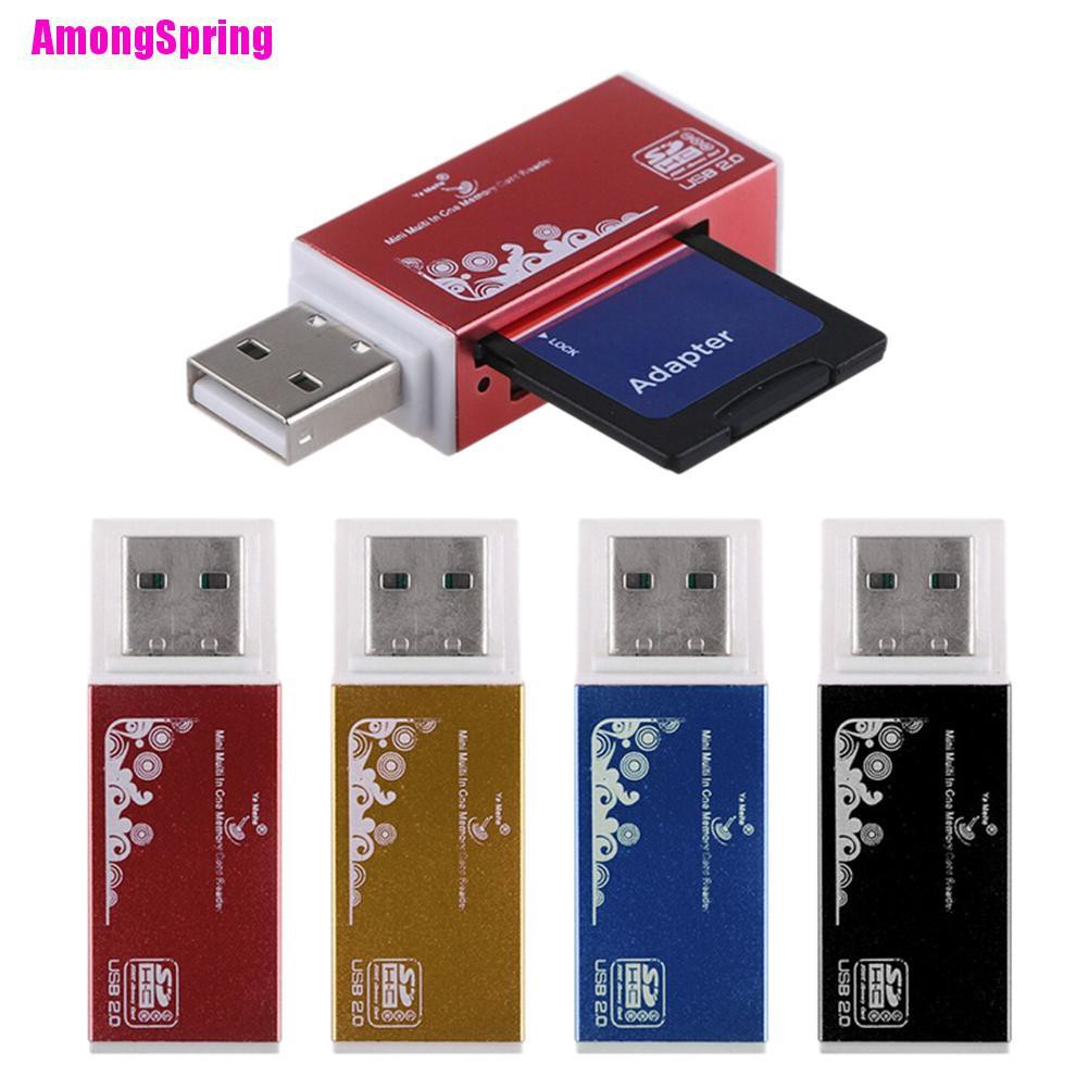 Đầu dọc thẻ nhớ micro SD SDHC TF M2 MMC MS PRO DUO USB 2.0 đa chức năng