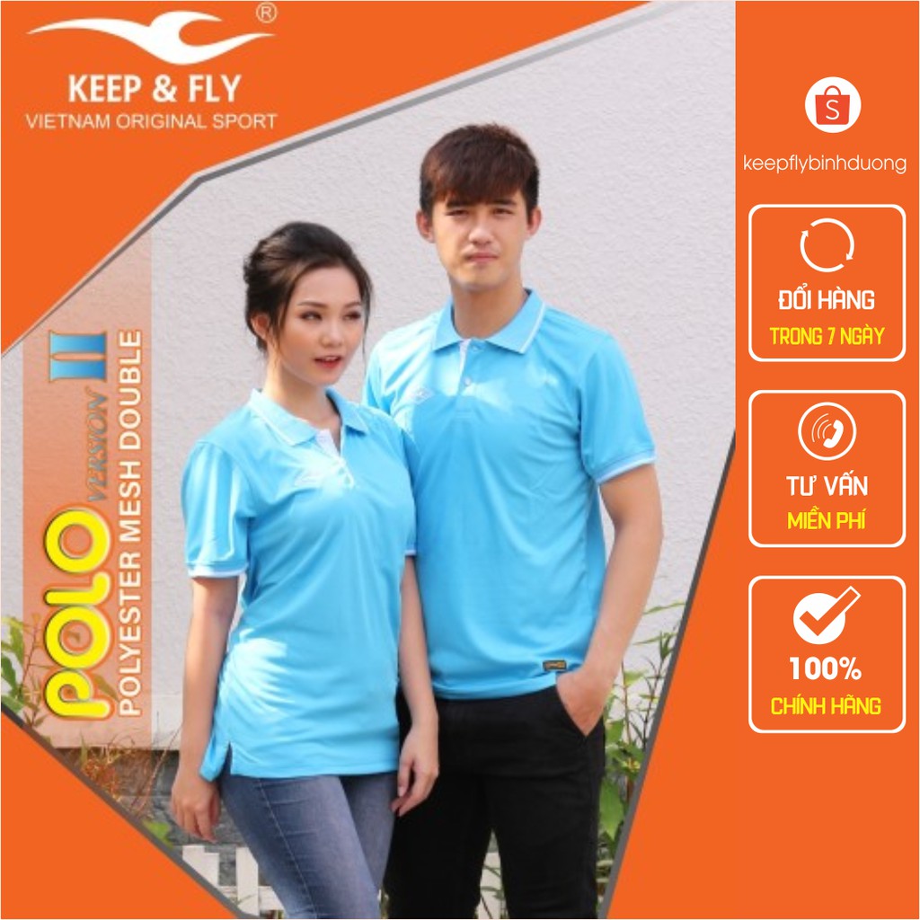 ÁO POLO CỔ BẺ THỂ THAO CLASSIC 2 KEEP & FLY