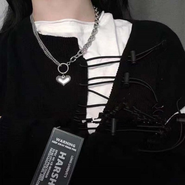 Dây chuyền Heart ⛓ Kết hợp giữa basic và chains