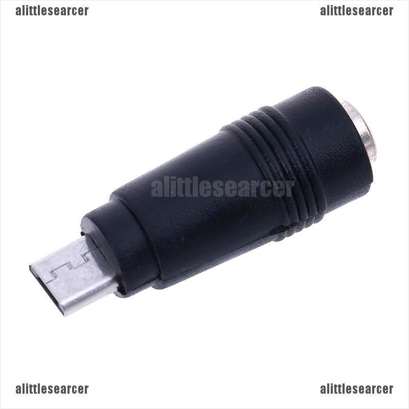 POWER 2 Đầu Chuyển Đổi Dc 5.5x2.1mm Cái Sang Micro Usb 5pin Đực