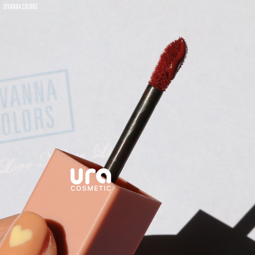 Son siêu lì mịn môi Sivanna Orchid Love Matte Lip mini tách sét