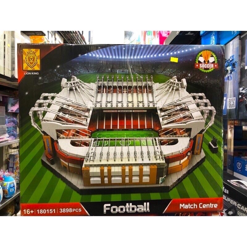 Lắp ráp mô hình Lion King 180151,JJ000,10202 Xếp Hình Sân Vận Động Old Trafford Của Manchester United 4150 Mảnh