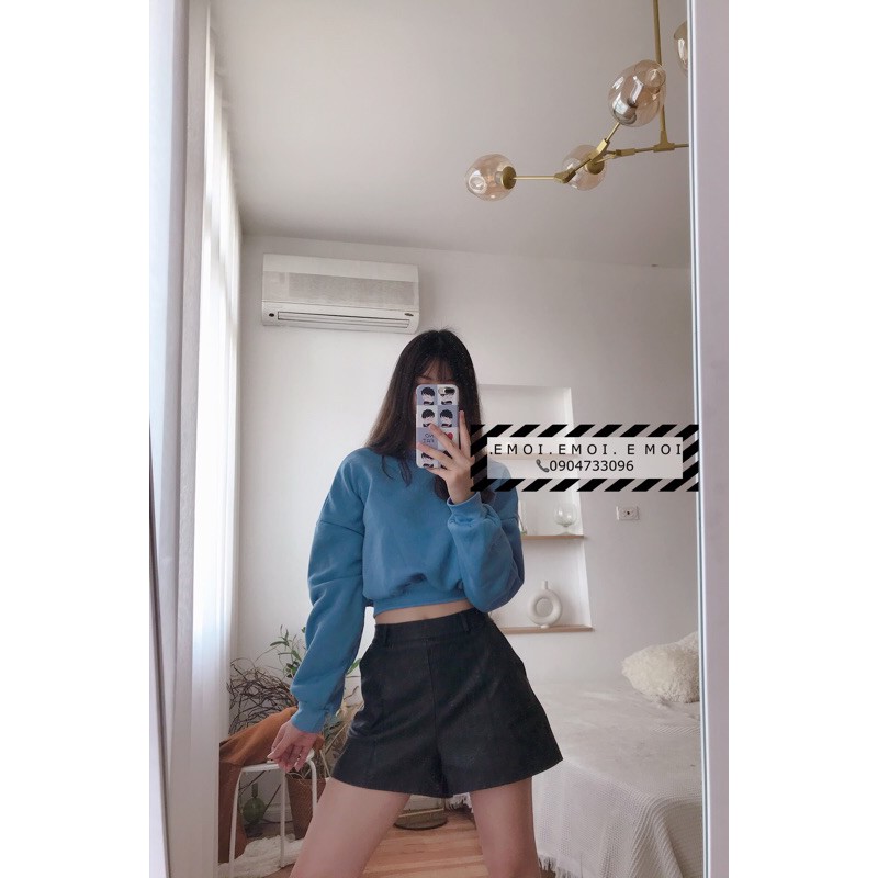 [Ulzzang Fashion] Croptop bo chun phong cách hàn quốc [100% ảnh thật] | BigBuy360 - bigbuy360.vn