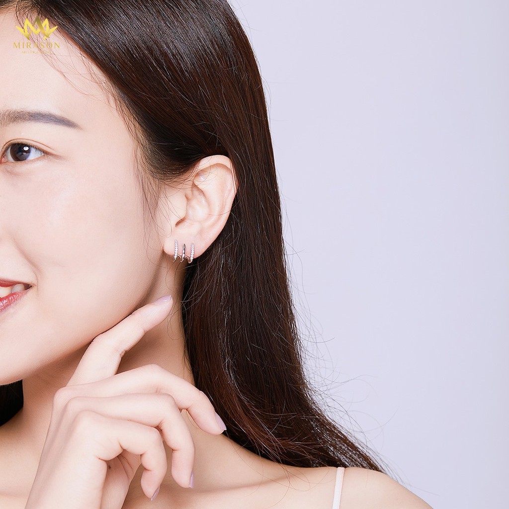 MIRASON - Bông Tai Bạc Nữ 925 Cao Cấp Phong Cách Hàn Quốc - MBT003
