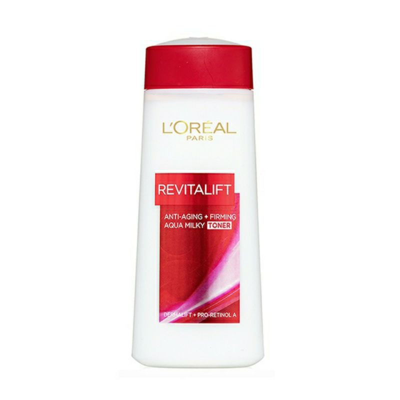 Nước hoa hồng săn chắc da và giảm nếp nhăn L'Oreal Paris Revitalift Aqua Milky 200ml