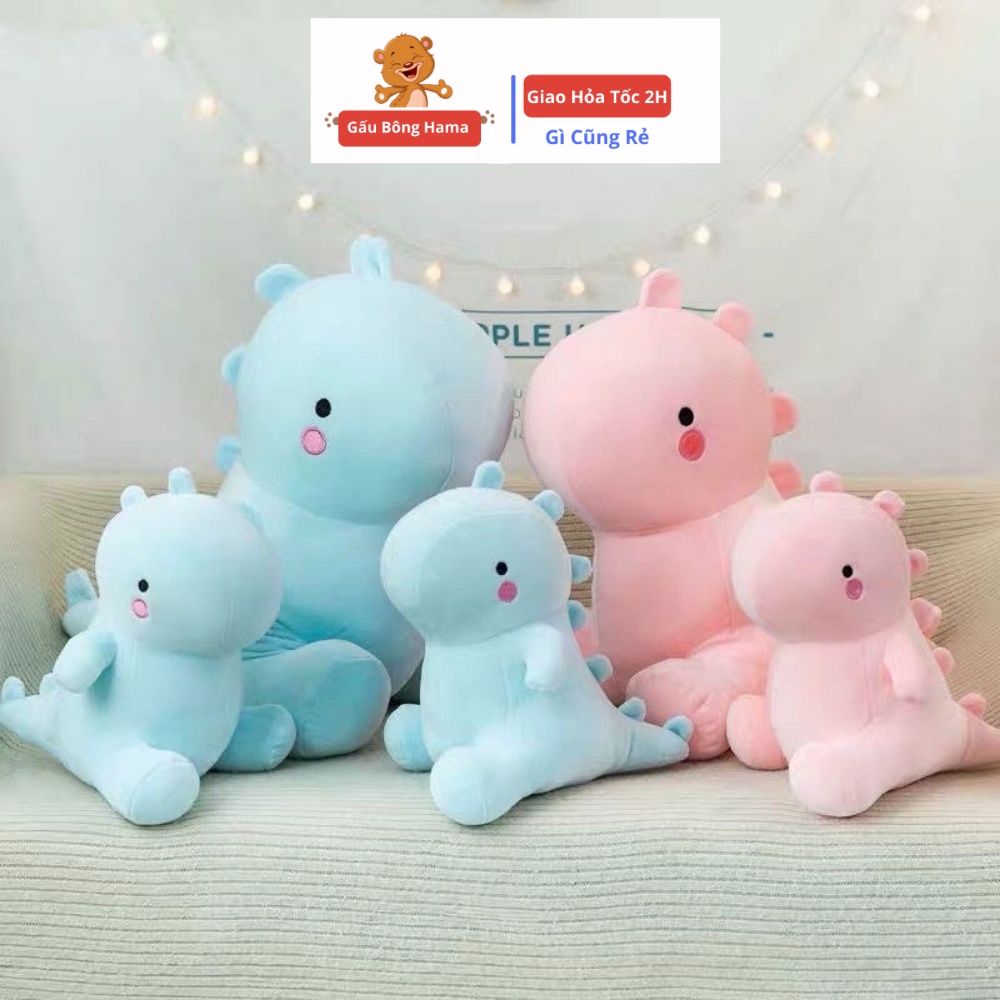 Gấu Bông Khủng Long Má Hồng Baby Dễ Thương Siêu Mềm Gấu Bông Cao Cấp Hama