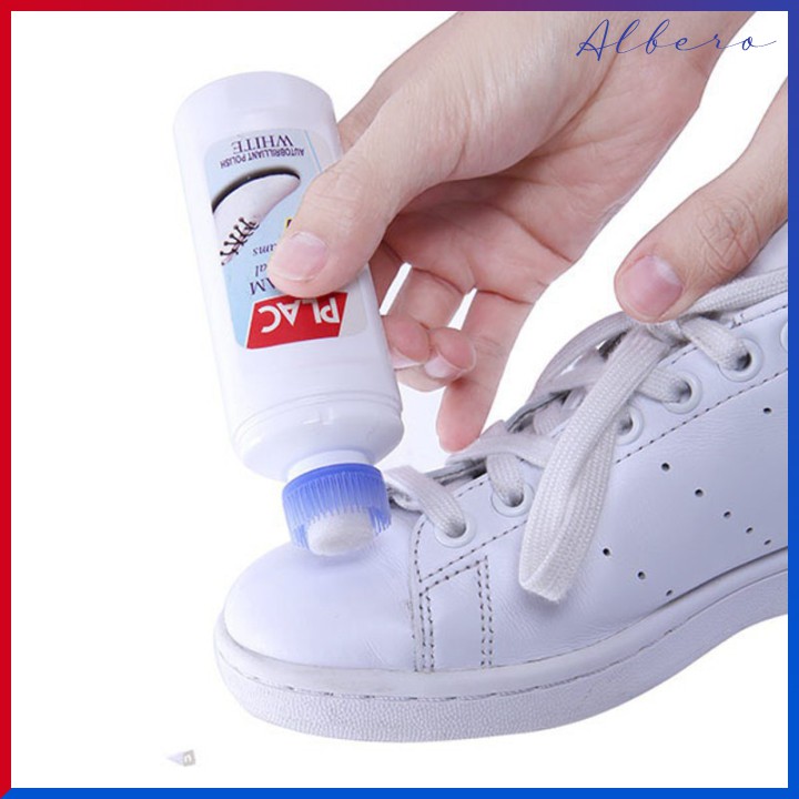 Chai xịt tẩy trắng giầy dép túi xách có đầu lau (DC) [VN]