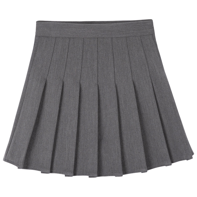 NRVP Chân Váy Ngắn Dáng Chữ A Lưng Cao Màu Sắc Xinh Xắn Phong Cách Hàn Quốc