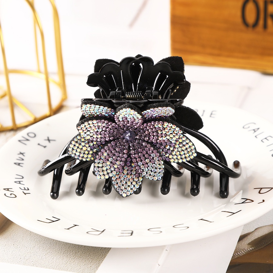 Kẹp Tóc Hình Hoa Cúc Đính Đá Pha Lê Phong Cách Hàn Quốc