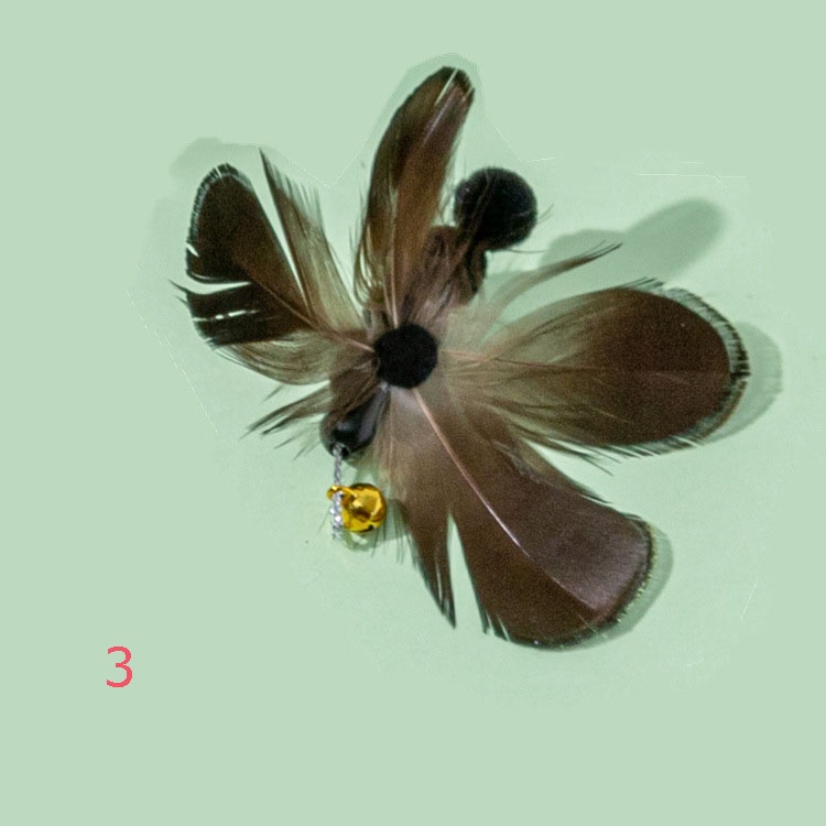 Đồ Chơi Que Lông Vũ HìNh Côn TrùNg Cho MèO