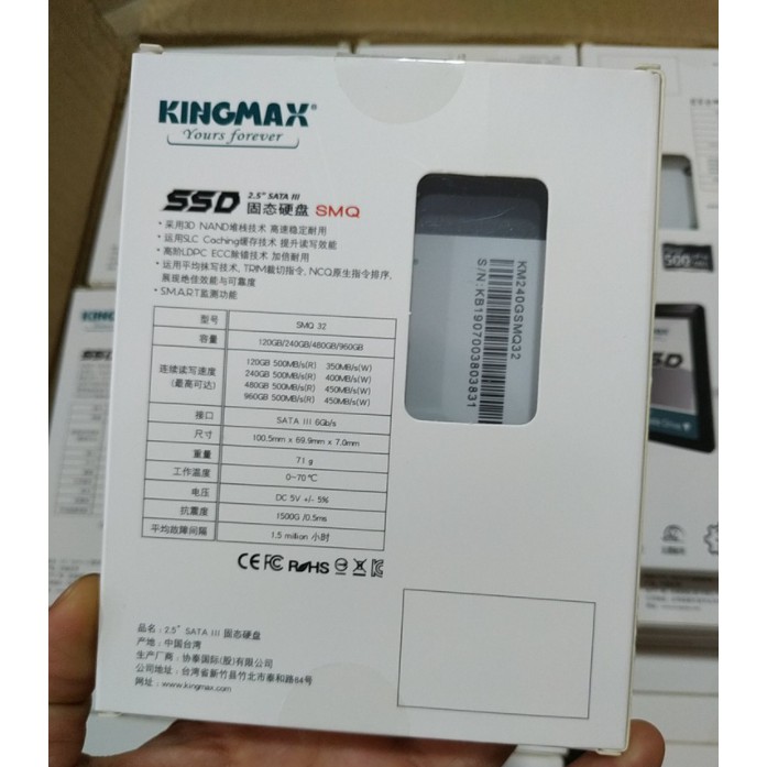Ổ Cứng SSD KINGMAX 120GB 240GB Ổ Cứng Sata III 2.5inch