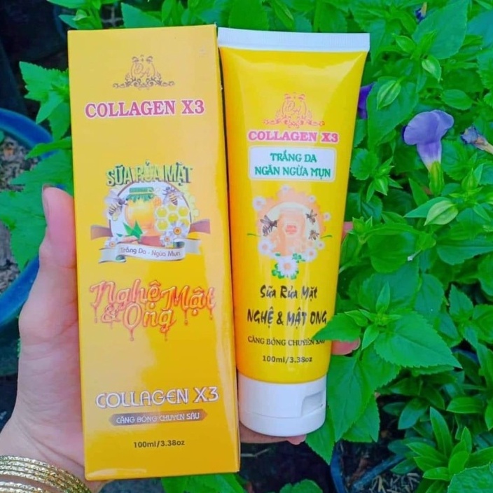 Sữa rửa mặt Collagen X3 sạch mịn da-Mỹ phẩm Đông Anh