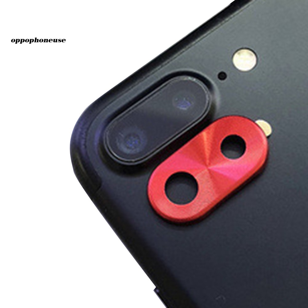 Khung kim loại bảo vệ ống kính camera cho iPhone XS X 7/8 Plus