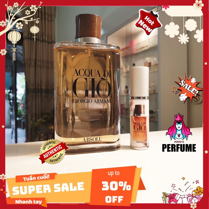 [Chính Hãng] Nước Hoa  𝑨𝒄𝒒𝒖𝒂 𝑫𝒊 𝑮𝒊𝒐̀ 𝑨𝒃𝒔𝒐𝒍𝒖_Hương Thơm Lịch Lãm Cho Người Đàn Ông Thích Mùi Gỗ | BigBuy360 - bigbuy360.vn