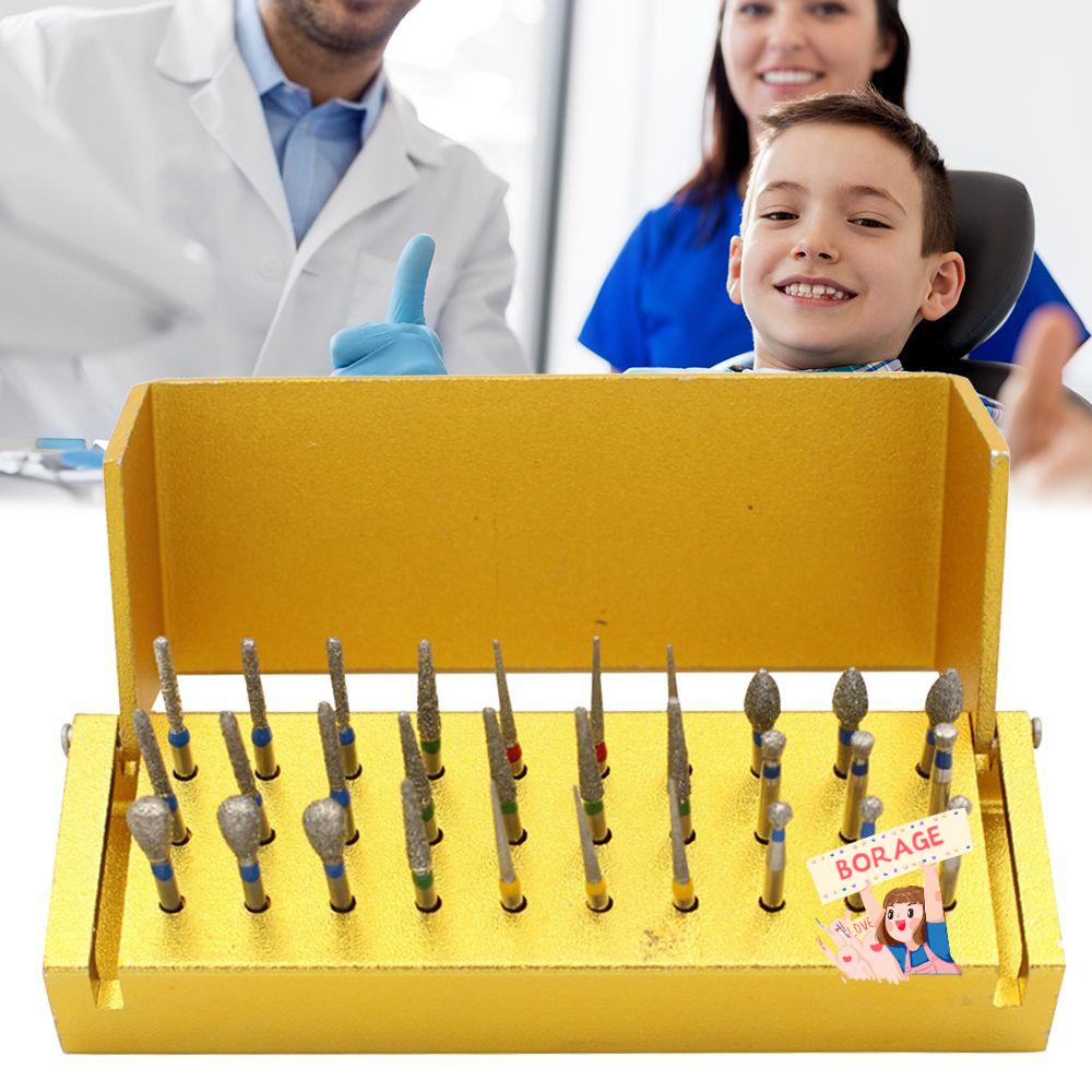 Set 30 Mũi Khoan Đánh Bóng Răng Bằng Gốm Chuyên Dụng Cho Nha Khoa