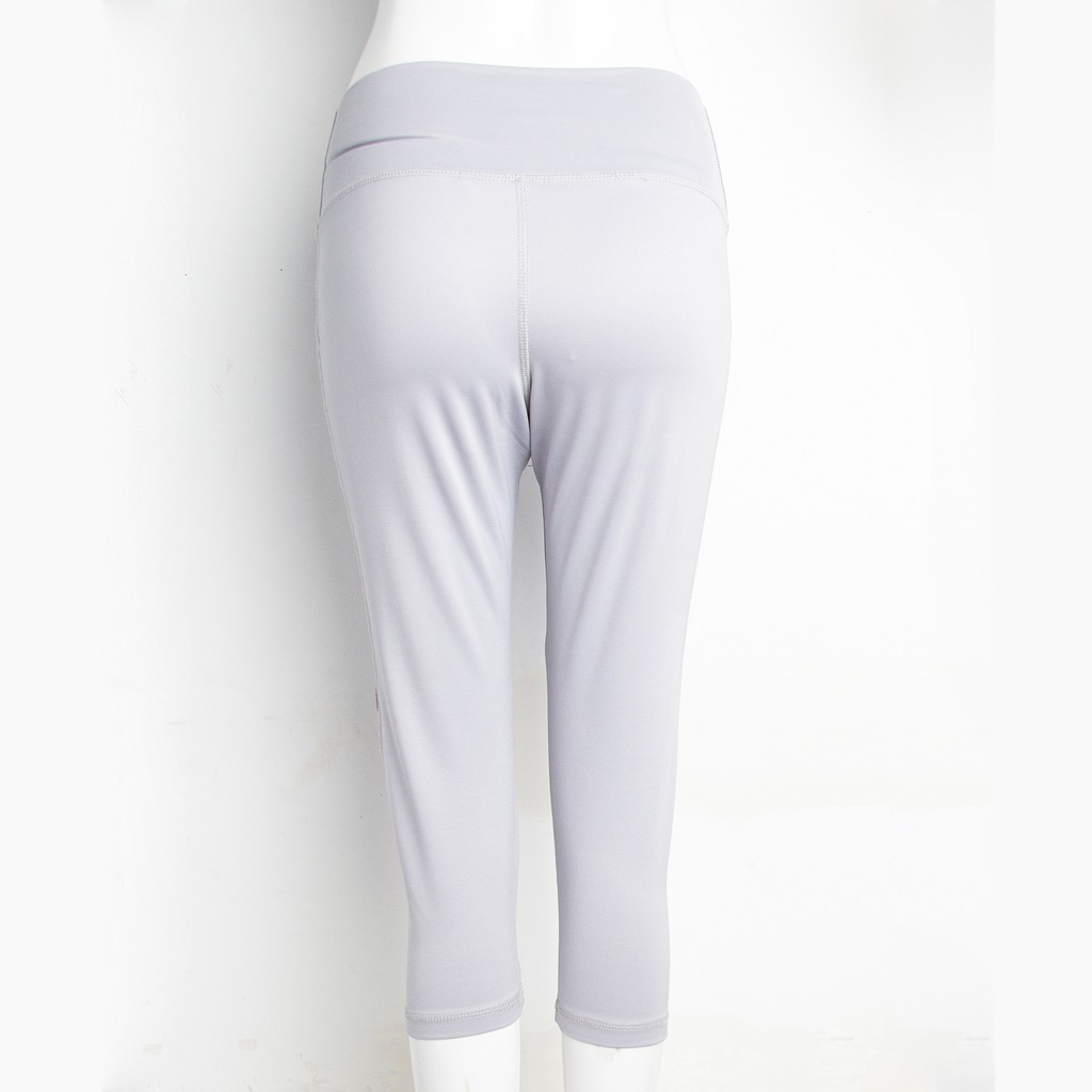 Quần tập yoga gym legging lửng phối lưới nữ siêu nâng mông Simple &amp; Basic co giãn 4 chiều ôm dáng thoáng mát