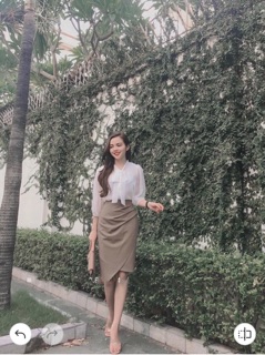 Chân váy xẻ dành cho nữ ( 2 màu )