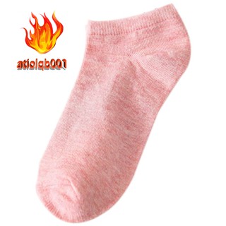 Vớ cotton màu hồng nhạt cho nữ