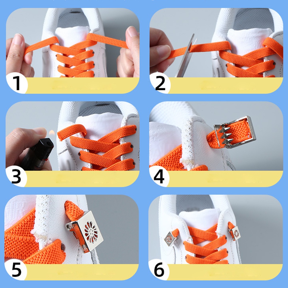 Khóa Dây Giày Kim Loại Không Cần Buộc Thời Trang Cho Nam