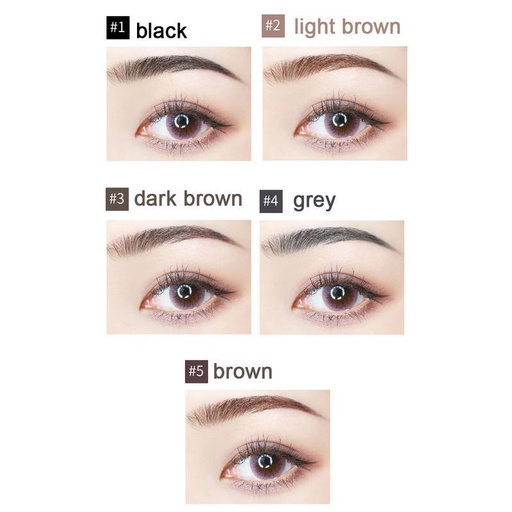 Bút kẻ lông mày hai đầu mềm mịn lâu trôi 24 giờ