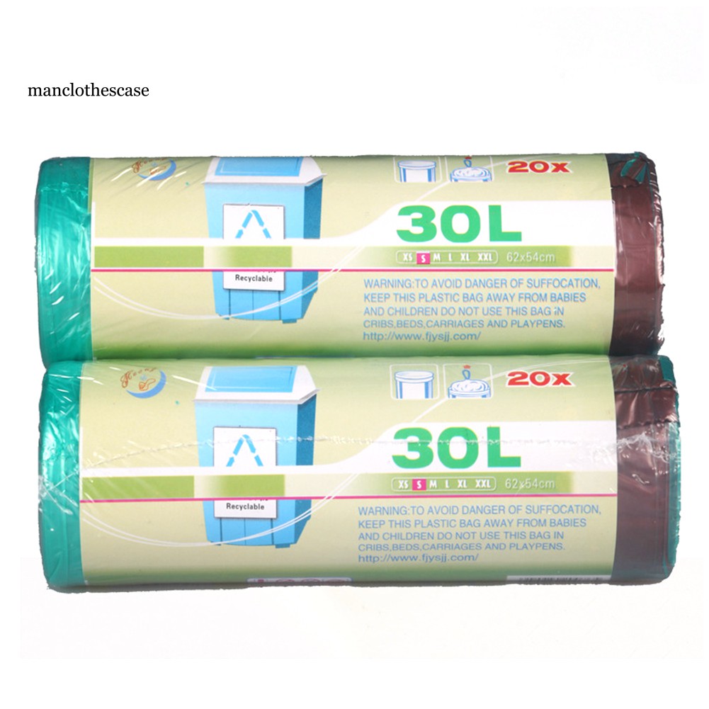 Set 20 Túi Đựng Rác 30 / 60L Có Dây Rút Tiện Dụng