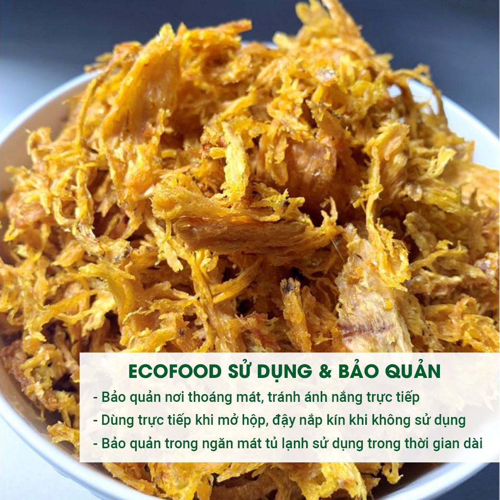 Mực Xé Tẩm Gia Vị 250G Ecofood - Đồ Ăn Vặt Việt Nam - An Toàn Vệ Sinh Thực Phẩm