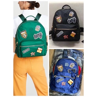 TNS - Balo form vuông unisex cực phẩm hottrend có ngăn laptop Torie Perry sticker backpack-chất siêu bền-đen và navy