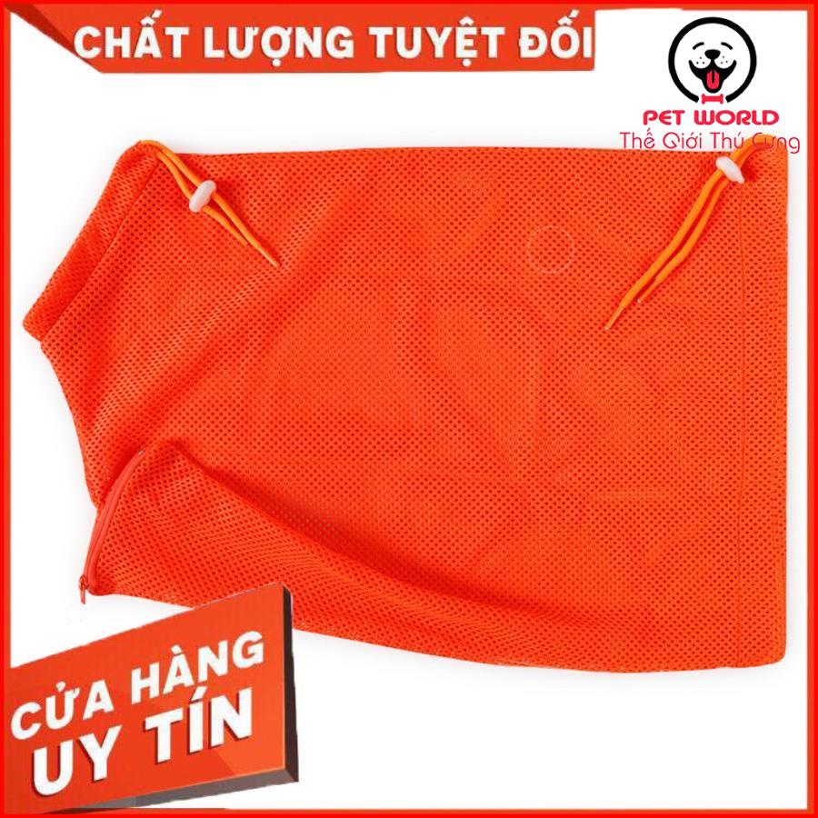 TÚI LƯỚI ĐA NĂNG HỖ TRỢ TẮM MÈO - TÚI LƯỚI TẮM VÀ CẮT MÓNG CHO MÈO