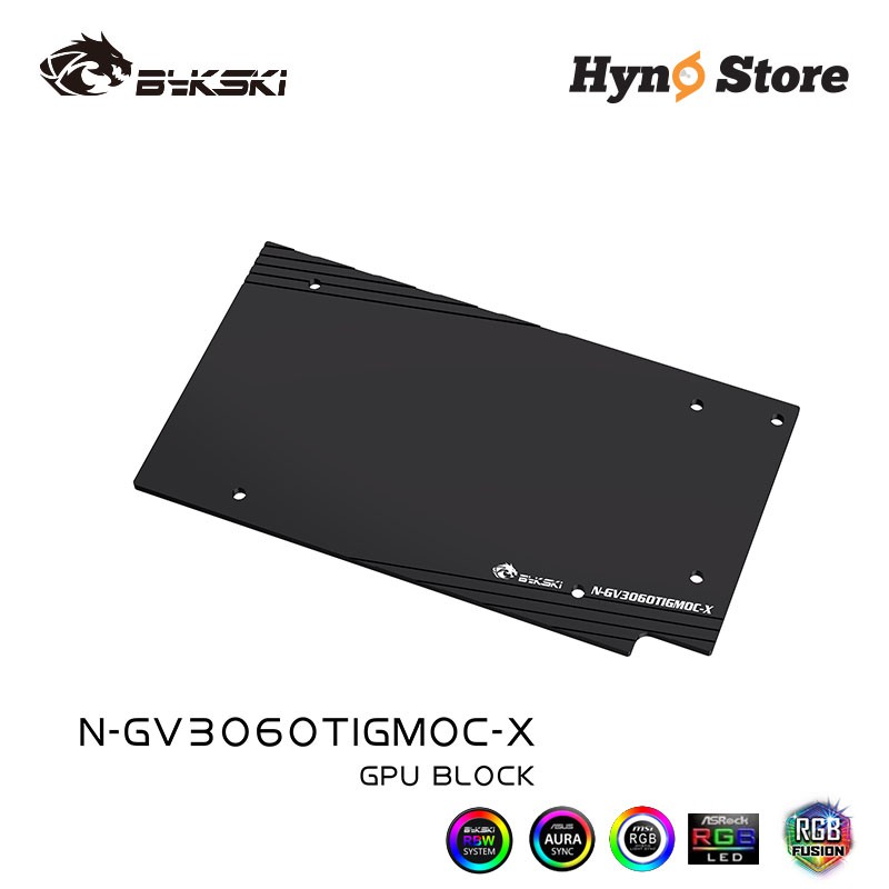 Block VGA Bykski chính hãng N-GV3060TIGMOC-X for GIGABYTE GeForce RTX 3060 TI GAMING OC 8G - Hyno Store