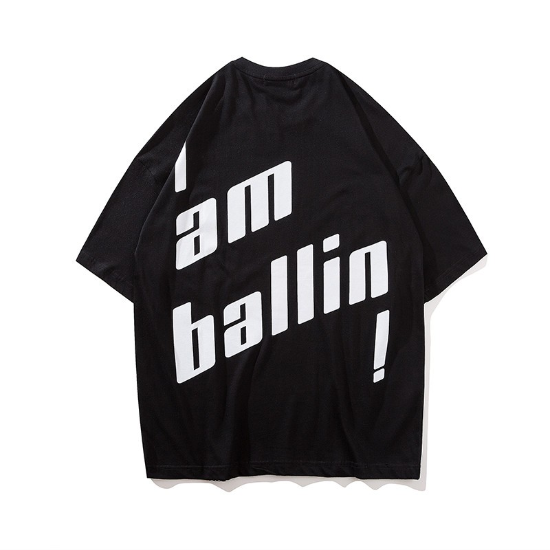Áo thun overtee i am ballin _ Fox unisex