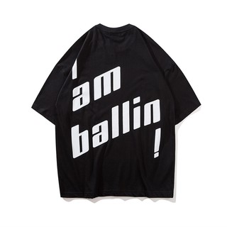Áo thun overtee i am ballin _ Fox unisex