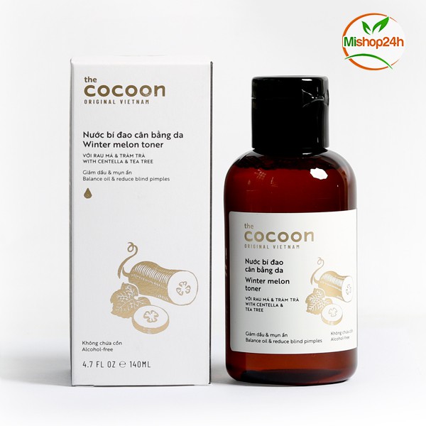 Nước bí đao cân bằng da (Winter melon toner) Cocoon 140ml